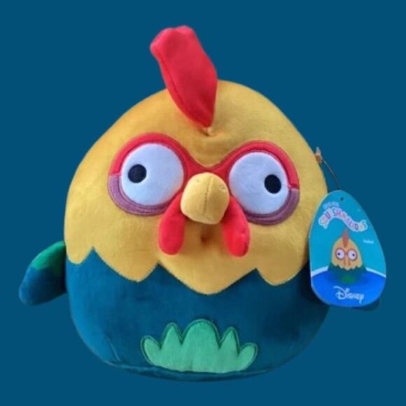 NWT Heihei Rooster Disney Moana Crazy Chicken Squishmallow 8" Plush - Picture 3 of 4